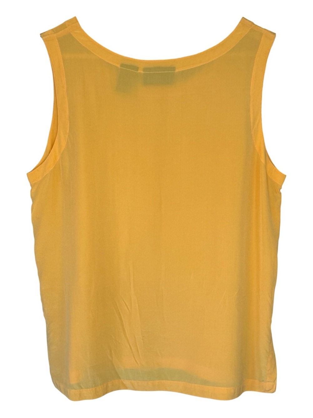 Diane Gilman Women’s 100% Silk Sleeveless
Tank Top Marigold Melon Size Medium - Picture 4 of 9